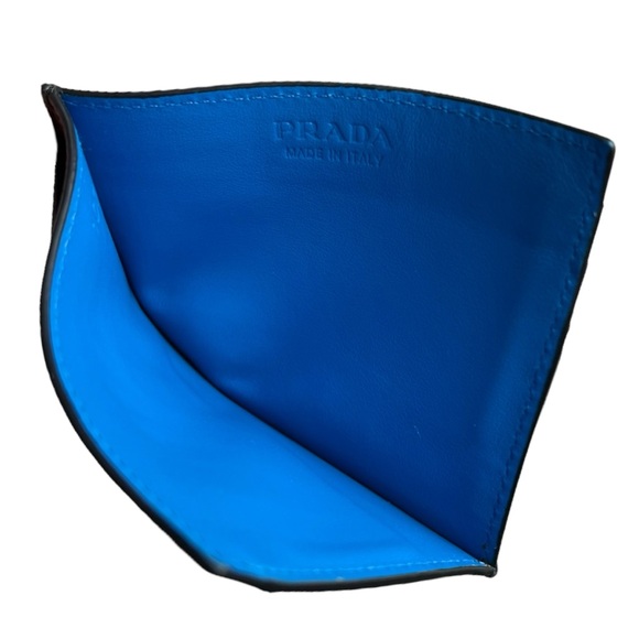 Prada Saffiano Logo Card Holder Wallet - Picture 3 of 6